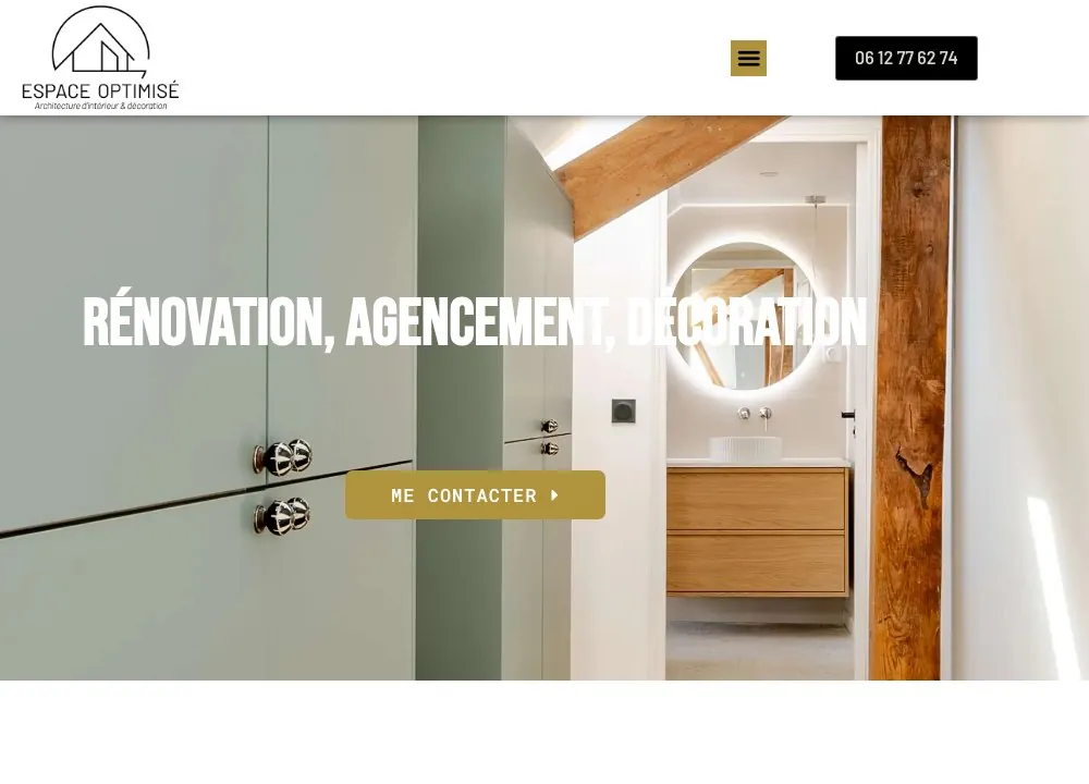 Site Espace Optimisé créé par Côté Site