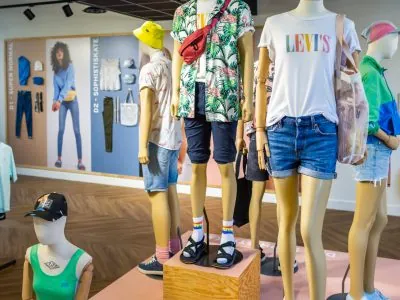 Boutique Levi's photographiée