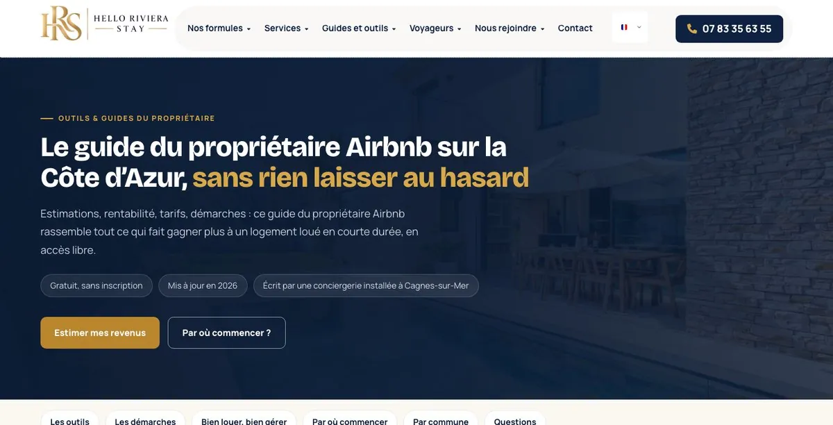 Hello Riviera Stay : Guide du propriétaire