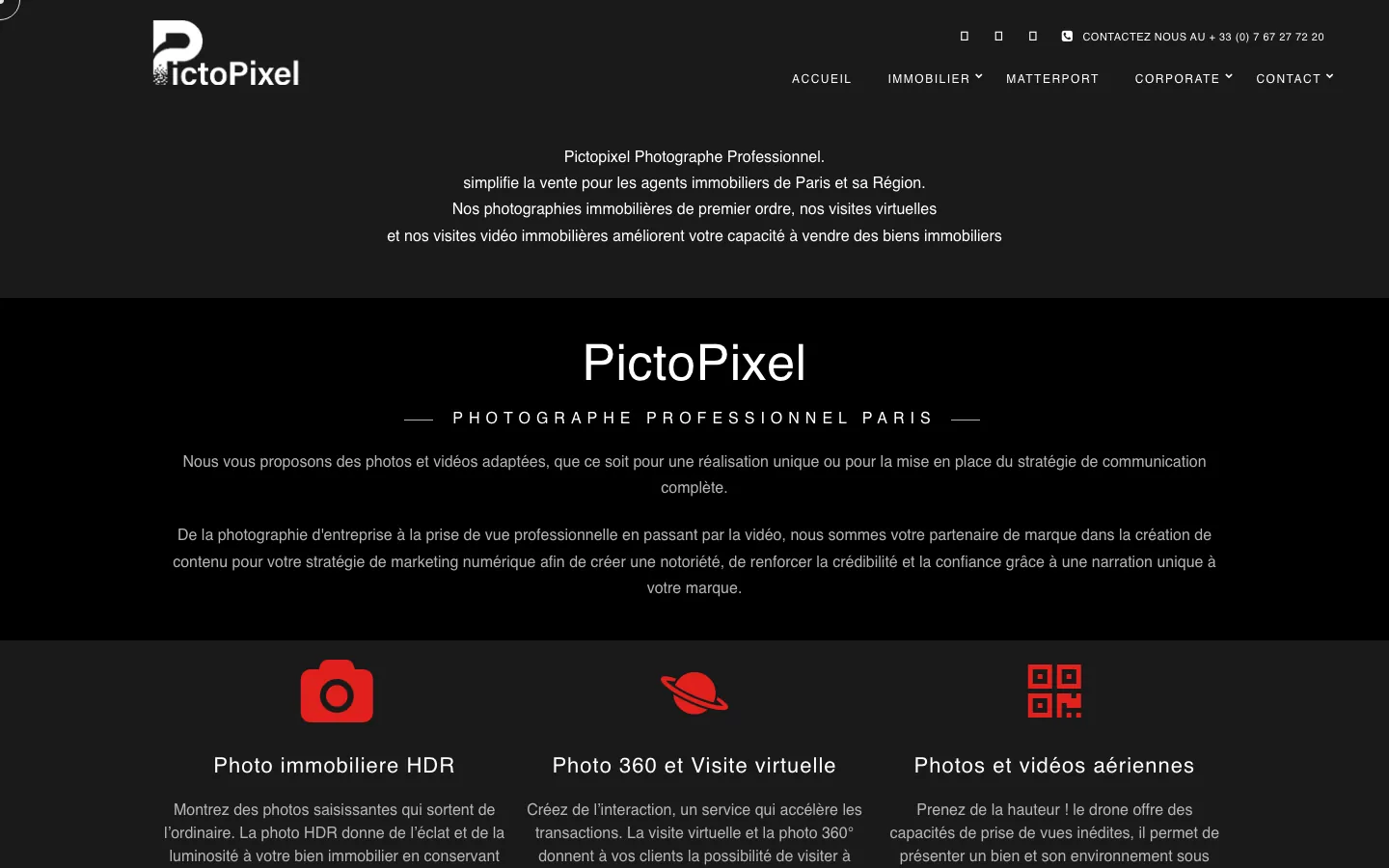 Pictopixel : l’ancien site, en 2022